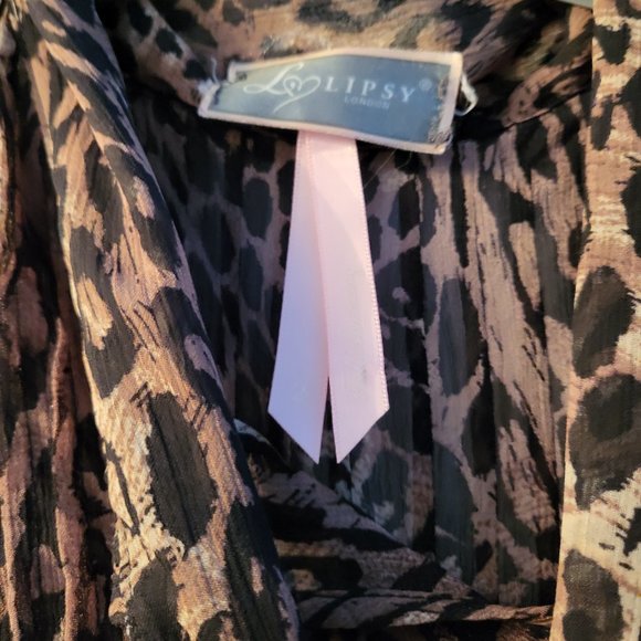 Sleevelss Animal Print Top - Picture 2 of 2